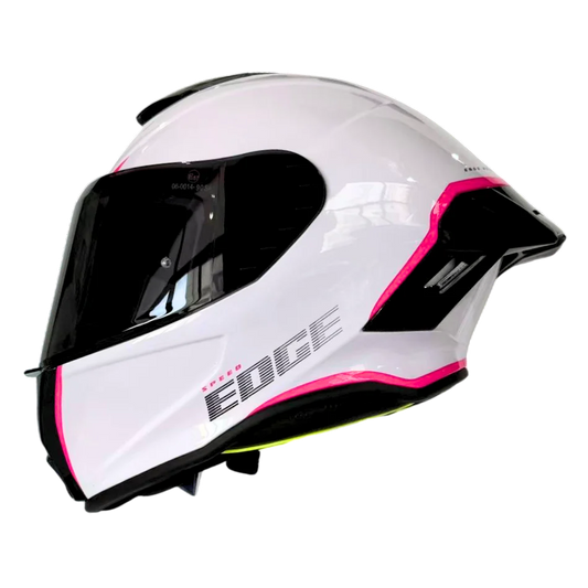 CASCO EDGE SHANGHAI RUSH BLANCO ROSADO BRILLANTE
