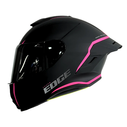 CASCO EDGE SHANGHAI RUSH NEGRO ROSADO MATE