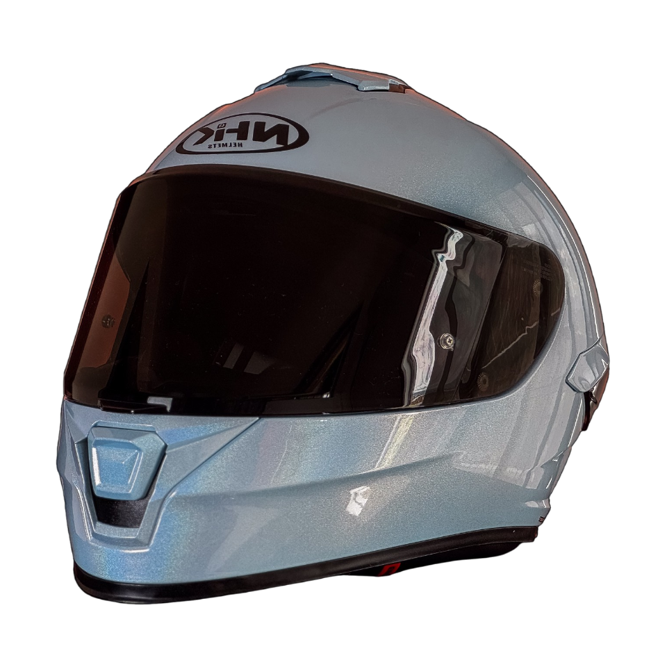 CASCO NHK K5R CAMALEÓN AZUL PERLADO