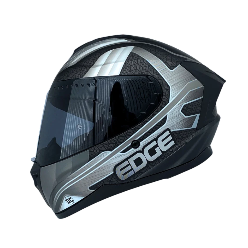 CASCO EDGE EXTREME DC SUPERMAN GRIS MATE